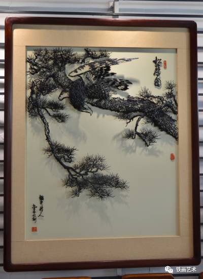 走进国家铁画传人储金霞大师5