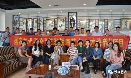 走进国家铁画传人储金霞大师11