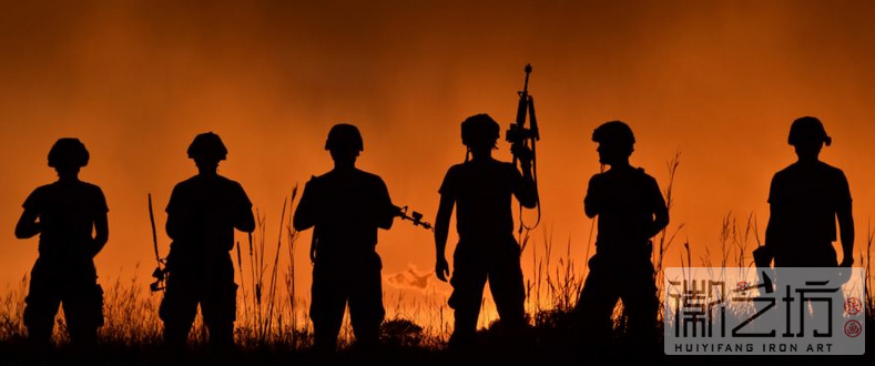 2017.2.12战友聚会纪念礼品铁画定制案例3 2017.2.12战友聚会纪念礼品铁画定制案例3